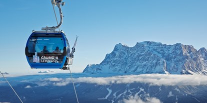 Skiregion - Après Ski im Skigebiet: Schirmbar - 10er- Kabinenbahn Grubig II - Skigebiet Grubigstein/Lermoos - Zugspitz Arena