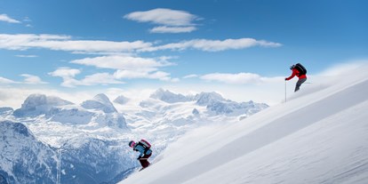 Skiregion - Österreich - Die Freiheit spüren am Erlebnisberg Loser Altaussee beim Freeriden mit Blick zum Dachsteingletscher ! - Skigebiet Loser Altaussee