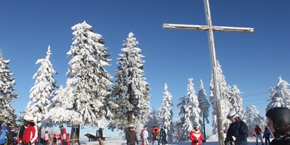 Skiregion - Deutschland - Gipfelkreuz am Almberg - Skigebiet Mitterdorf